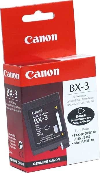 Original Canon Tinten Patrone BX-3 schwarz für Fax 100 110 120 140 150