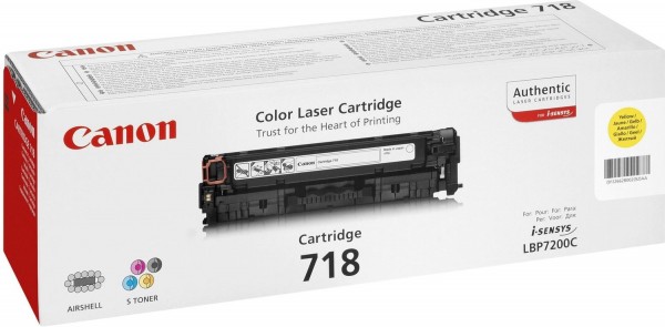 Original Canon Toner 2659B002 CRG-718Y I-Sensys MF 8350 8360 oV