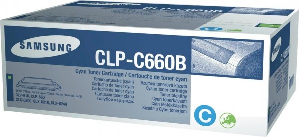 Original SAMSUNG Toner CLP-C660B cyan für CLP 610 660 CLX 6200