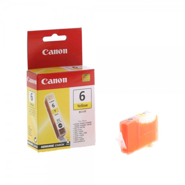 Original Canon Tinten Patrone BCI-6 gelb für Pixma 4000 6000 6100