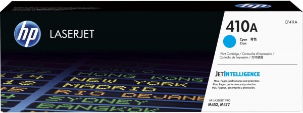 Original HP Toner 410A CF411A cyan für Color LaserJet Pro M452 M477 MFP M377