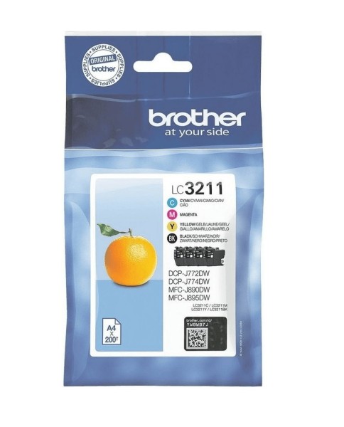 47463_Original_Brother_Tinte_Patrone_LC-3211_Value_Pack_für_DCP-J_772_774_890