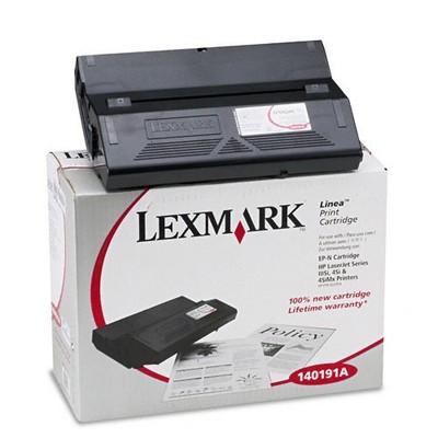 Original Lexmark Toner 140191A schwarz für HP Laserjet 4SI B-Ware