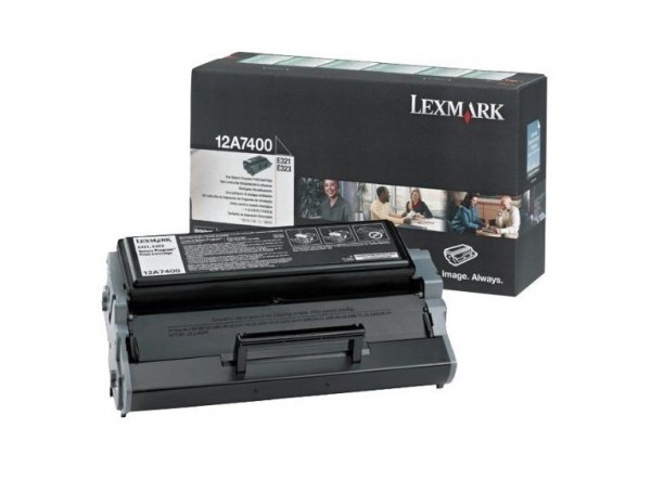 50107_Original_Lexmark_Toner_12A7400_schwarz_für_E_321_323_B-Ware