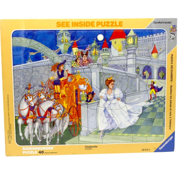 53149_Ravensburger_Puzzle_Cinderella_066155_40_Teile_Kinder_Rahmenpuzzle_37_x_29_cm_NEU_OVP