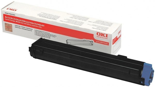 Original OKI Toner 43979102 schwarz für B 400 410 420 430 460