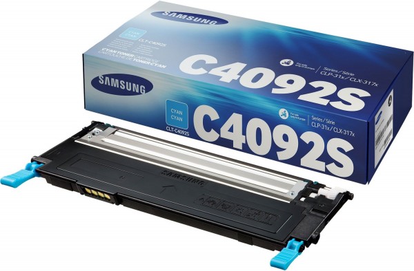 Original SAMSUNG Toner CLT-C4092S Cyan für CLP-310N CLP-315W CLX-3170