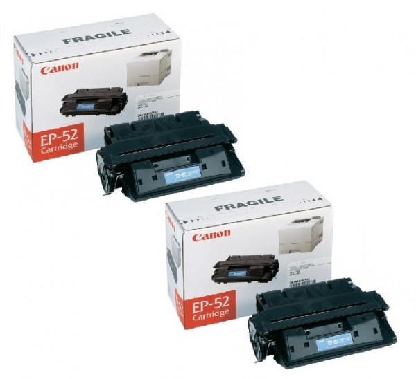 2x Original Canon Toner 3839A003 EP-52 für LBP 1700 1750 1760 Neutrale Schachtel