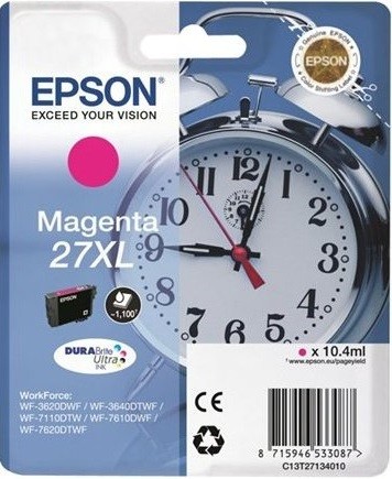 Original Epson Tinte Patrone 27XL magenta für WorkForce WF 3620 7110 7610 7710 7720