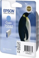 Original Epson Tinten Patrone T5592 cyan Stylus Photo RX 700
