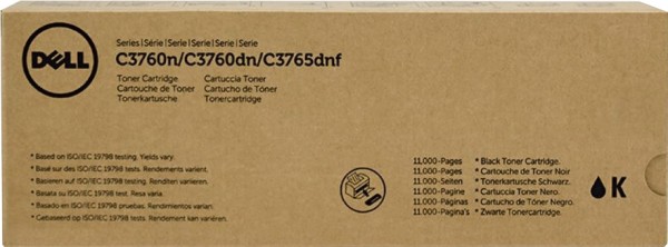 59623_Original_Dell_Toner_593-11119_W8D60_schwarz_für_C_3760_3765_B-Ware