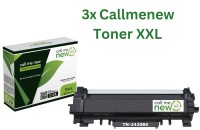 3x Callmenew Toner für Brother TN-2420 schwarz DCP-L 2510 2550 HL-L 2310 2370 MFC-L 2710 2730