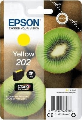 Original Epson Tinte 202 gelb für Expression Premium XP 6000 6005 6100 6105