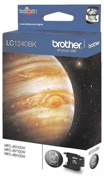 Original Brother Tinte Patrone LC-1240 schwarz für MFC-J 5910 6510 6710