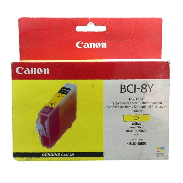 Original Canon Tinten Patrone BCI-8 gelb für Pixma 500 600 800 850 4200
