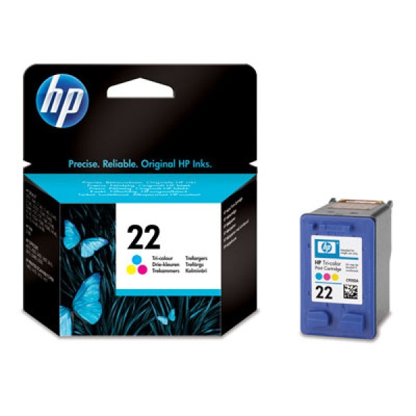 Original HP Tinte Patrone 22 DESKJET 3920 3940 D1360 D1460 D1560 D2360