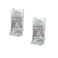 2x Original Lexmark Tinten Patrone 48 für P 700 701 703 3120 3150 Blister