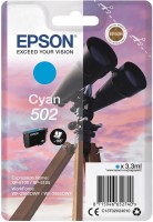 Original Epson Tinten Patrone 502 cyan für Expression Home XP 5100 5105 5115
