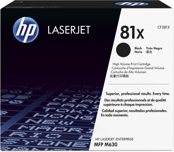 Original HP Toner 81X CF281X für Laserjet Enterprise MFP M630 M606 NEU umverpackt