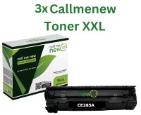3x Callmenew Toner für HP CE285A LaserJet M 1132 1134 1136 1210 P 1002 1102 1107 1108