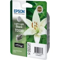 Original Epson Tinten Patrone T0599 schwarz hell für Stylus Photo R2400