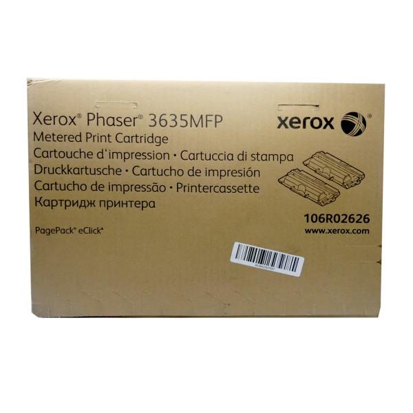 Original Xerox Toner 106R02626 schwarz für Phaser 3635 MFP