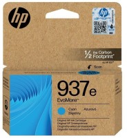 Original HP 937e Patrone (4S6W6NE) cyan für OfficeJet Pro 9110b 9120b 9720 9730 Blister