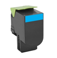 Toner kompatibel mit Lexmark 80C2SC0 Cyan für XC 310 410 510