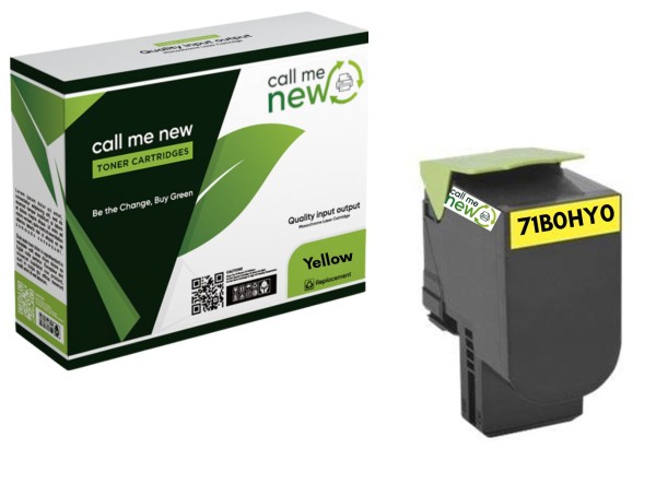 61925_Callmenew_Toner_kompatibel_mit_Lexmark_Toner_71B0HY0_gelb_für_CS417_CS517