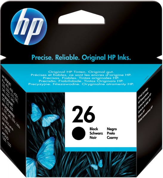 29940_Original_HP_Tinte_Patrone_26_für_Deskjet_400_420_500_505_510_520_540_AG