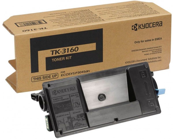 Original Kyocera Toner TK-3160 schwarz für ECOSYS M 3145 3645 oV
