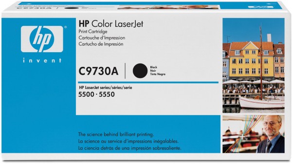 Original HP Toner 645A C9730A schwarz für LaserJet 5500 5550 B-Ware