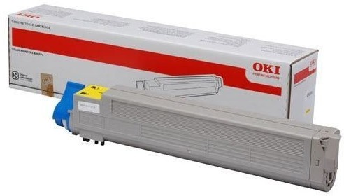 61064_Original_OKI_Toner_43837129_gelb_für_C_9655_B-Ware