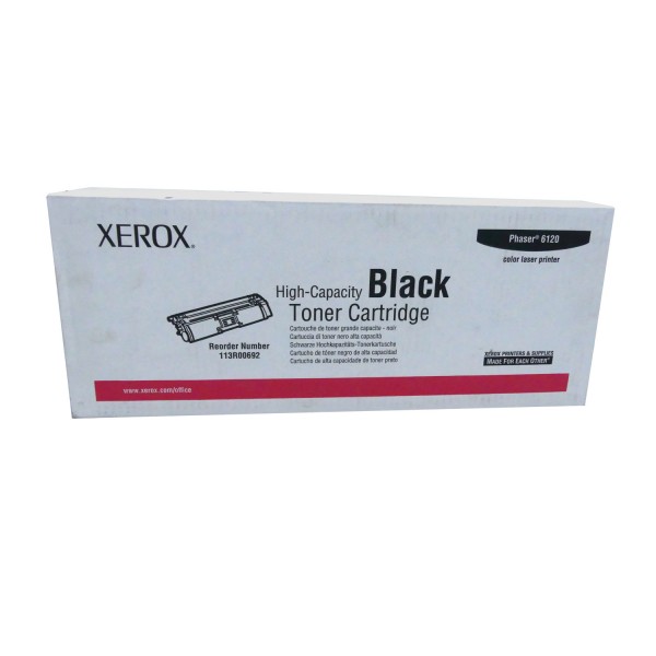 Original Xerox Toner 113R00692 schwarz für Phaser 6115 6120 B-Ware
