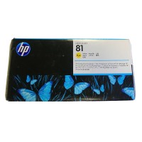 Original HP Druckkopf+Cleaner 81 C4953A yellow für Designjet 5000 5500 AG