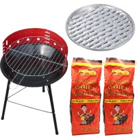 Vorschau: 59329_Grill-Party_Set_Holzkohlegrilll_aus_Stahl_2x_2,5_KG_Holzkohle_3er_Grillschale_BBQ_Camping Vorschau: 59329_Grill-Party_Set_Holzkohlegrilll_aus_Stahl_2x_2,5_KG_Holzkohle_3er_Grillschale_BBQ_Camping