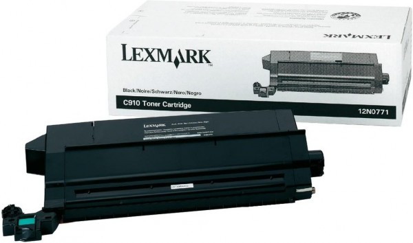 Original Lexmark Toner 12N0771 schwarz für C910 C912 X912 oV