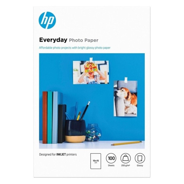 64396_Original_HP_Everyday_Photo_Paper_CR757A_Fotopapier_glänzend_10_x_15_cm_200_g/m²_100_Blatt