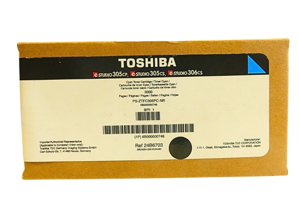 61977_Original_Toshiba_Toner_24B6703_cyan_für_Toshiba_e-STUDIO_305,_305CP,_305CS,_306cs