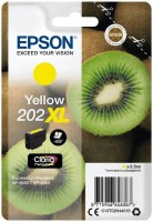 Original Epson Tinte Patrone 202XL gelb für Expression XP 6000 6005 6100
