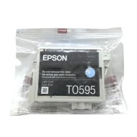Original Epson Tinten Patrone T0595 cyan hell für Stylus Photo R2400 Blister