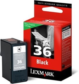 Original Lexmark Tintendruckkopfpatrone 36 schwarz für X 3650 4650 6650