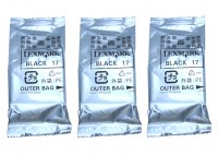3x Original Lexmark Tinte Patrone 17 schwarz für X 1110 1130 2225 Z 13 23 25 611 612 Blister