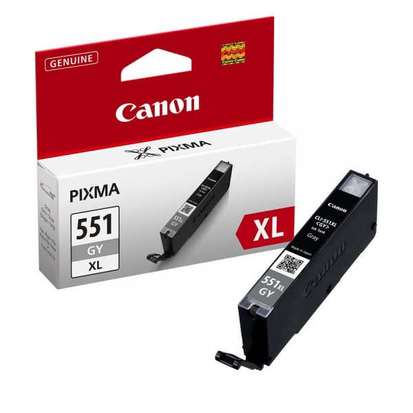 Original Canon Tinte CLI-551 XL GY grau für IP 8720 8750 MG 6350 7120 7550