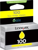 Original Lexmark Tinten Patrone 100 gelb für S 400 500 600