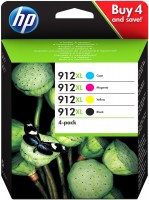 4x Original HP Tinte Patrone 912XL für OfficeJet 8012 8014 8015 Pro 8022 AG