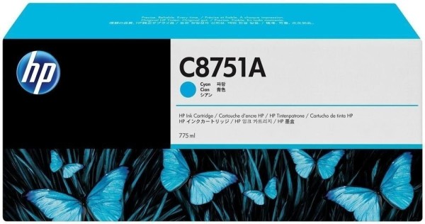 60532_Original_HP_C8751A_Tinte_blau_für_CM_8050_8060_Blister