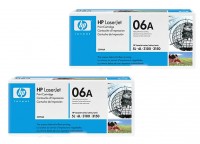 2x Original HP Toner 06A C3906A für LaserJet 5L 6L 3100 3150 B-Ware