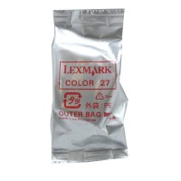 Original Lexmark Tintendruckkopfpatrone 27 farbig für X 1100 1150 Blister