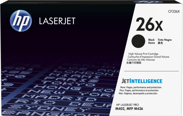 Original HP Toner 26X CF226X schwarz für Laserjet Pro M402 M426